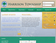 Tablet Screenshot of harrisontownship.org
